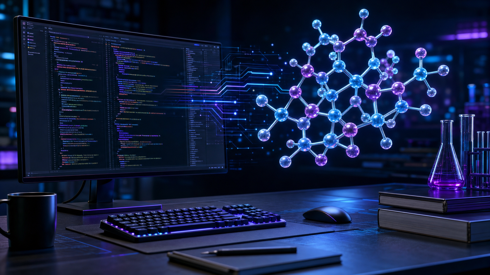 Code and molecular modeling workstation