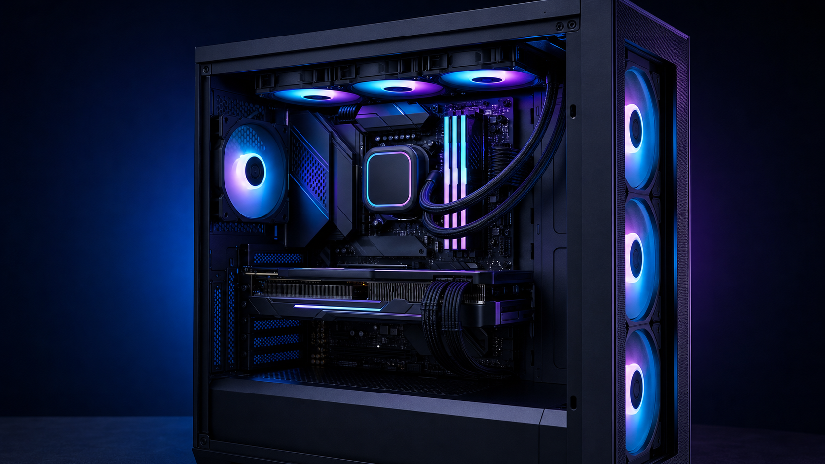 High-performance custom PC build